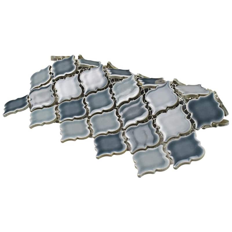 Merola Tile Hudson Tangier Stillwater 12-3/8" x 12-3/8" Porcelain Floor and Wall Tile