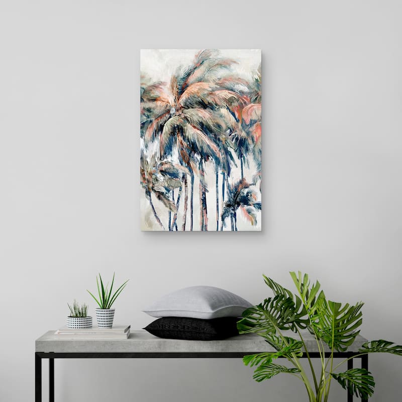 Island Palms by Studio Arts Canvas Art Print