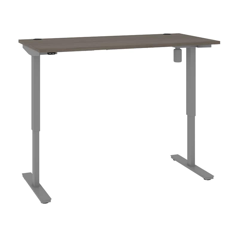 Bestar Upstand 72W x 30D Electric Height-Adjustable Standing Desk - Bark Grey