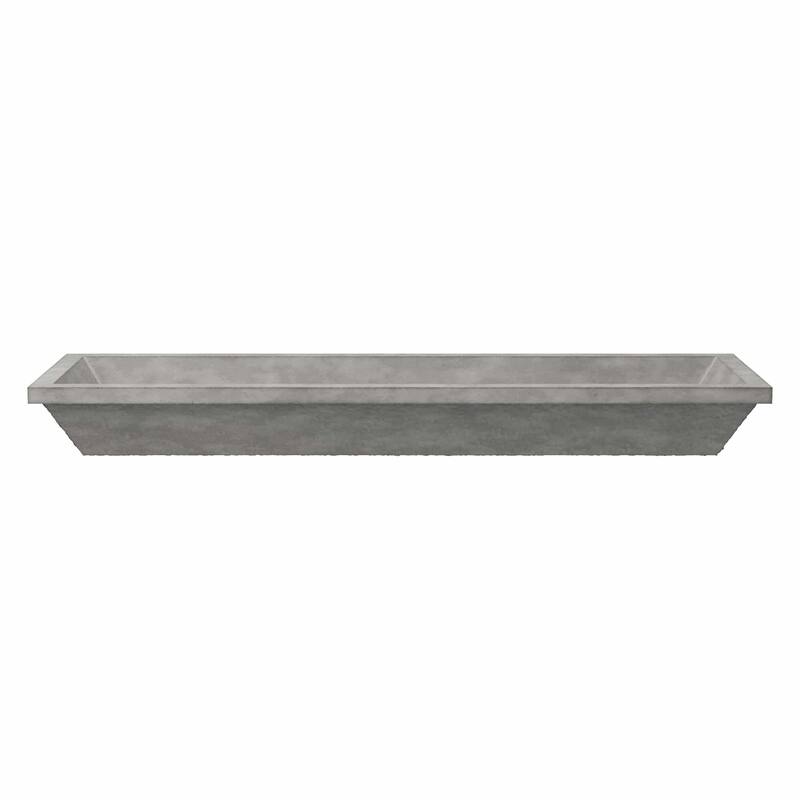 Arcata NativeStone drop-in Rectangular Bathroom Sink