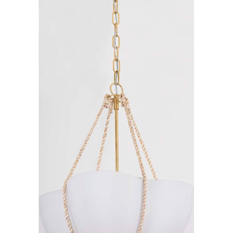 Hudson Valley Lighting 1020 Amberley 20" Wide Pendant with Matte Opal