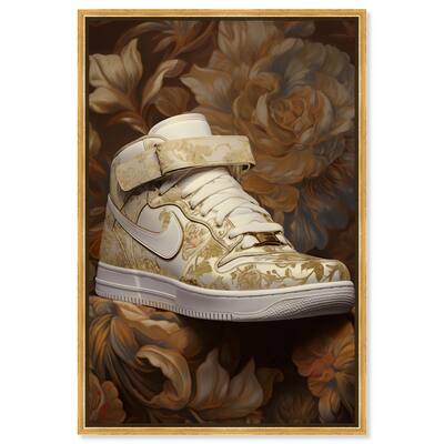 Baroque Sneaker Canvas by Art Remedy