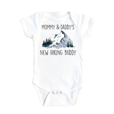 Mountain Hiking - Baby Boy Girl Clothes Infant Bodysuit Funny Cute Newborn