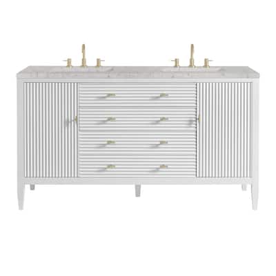 James Martin Vanities 485-V60D-3EJP Myrrin 60" Double Basin Wood