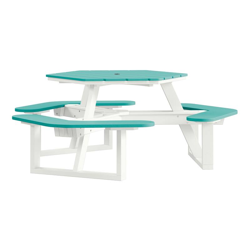 Shoreline Hexagon Picnic Table