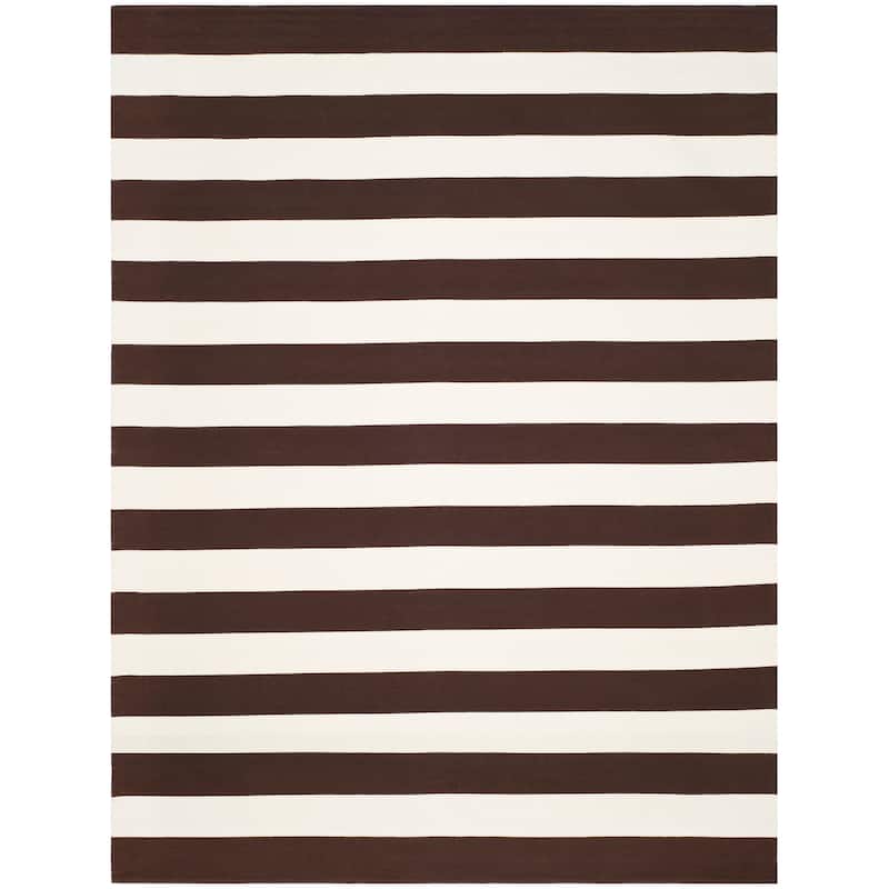 SAFAVIEH Handmade Montauk Caspian Stripe Cotton Flatweave Rug