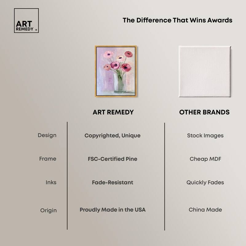 Glass and Grace Canvas by Art Remedy