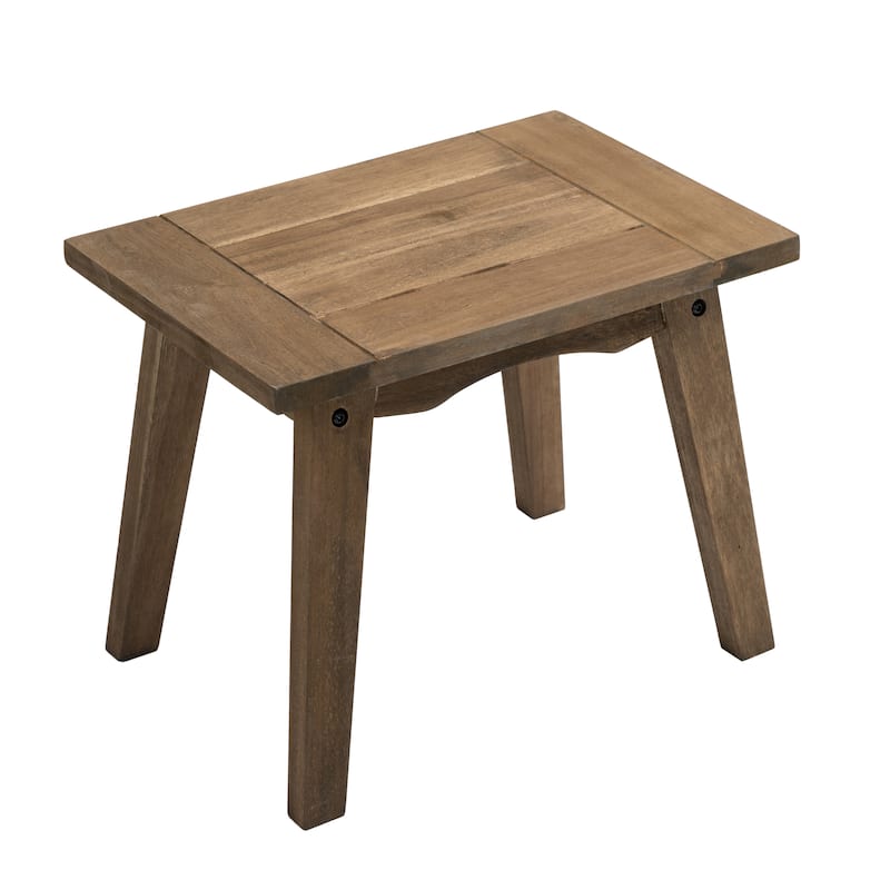 Sectional Wood Furniture 2 Seat Armless Patio Sofa