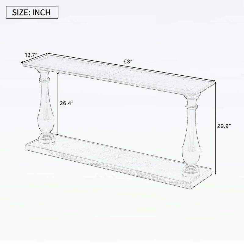 Console Table with Durable Wood Legs,Ideal for Living Room,Study,Entryway,and Bedroom