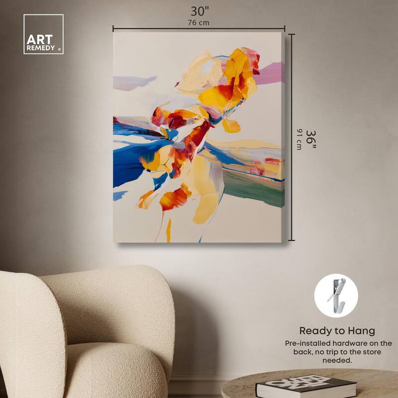 Flippant Bloom III Canvas by Art Remedy, Gallery Wrapped