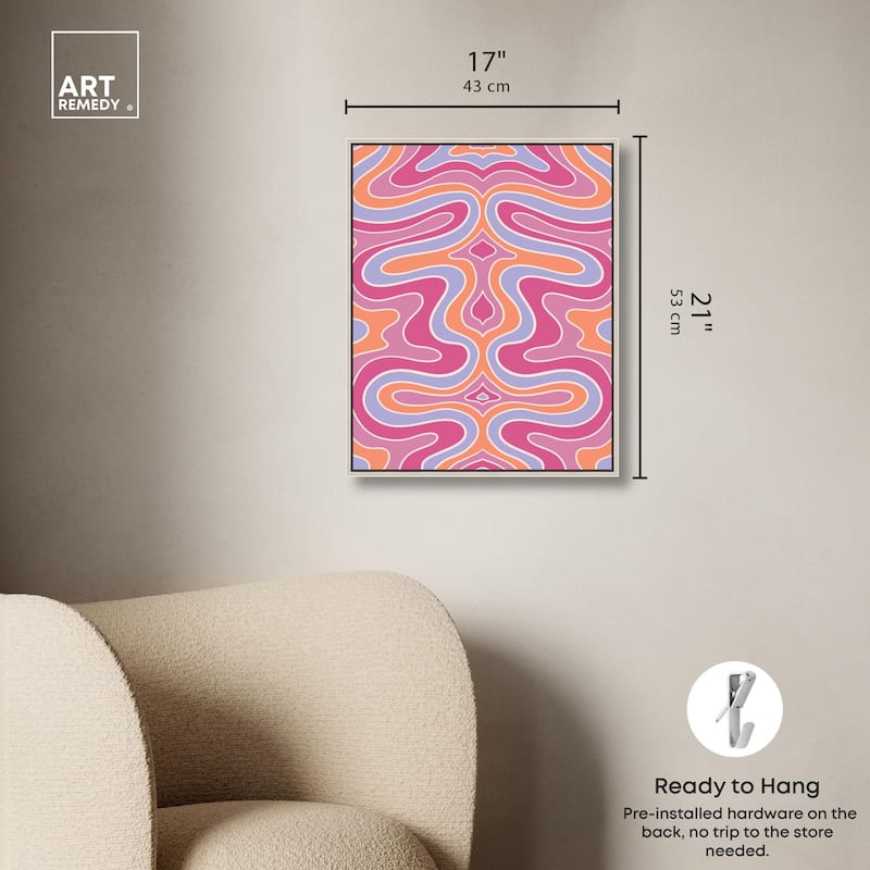 Bubble Gum Retro II Canvas by Art Remedy