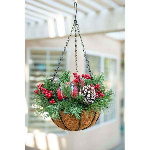 5 - 15 Green Plastic Hangers for Hanging Baskets, for Hanging Flower Pots