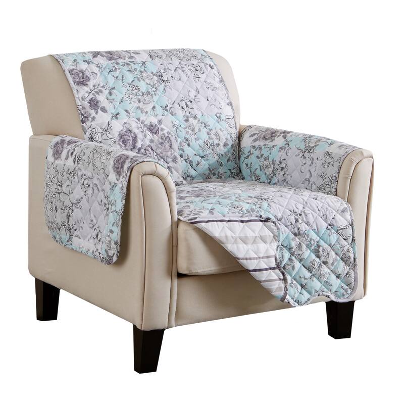 Premium Floral Patchwork Reversible Pet Furniture Protector