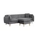 preview thumbnail 14 of 20, Brayden Fabric Sectional Sofa Chaise