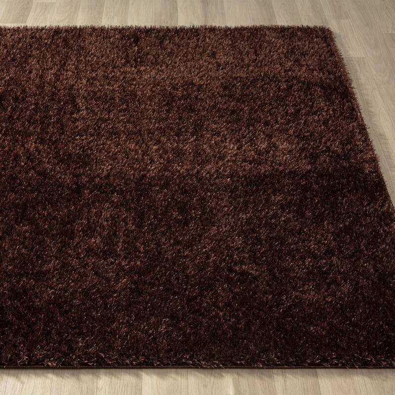 Luxe Weavers Shag Solid Area Rug for Living Rooms