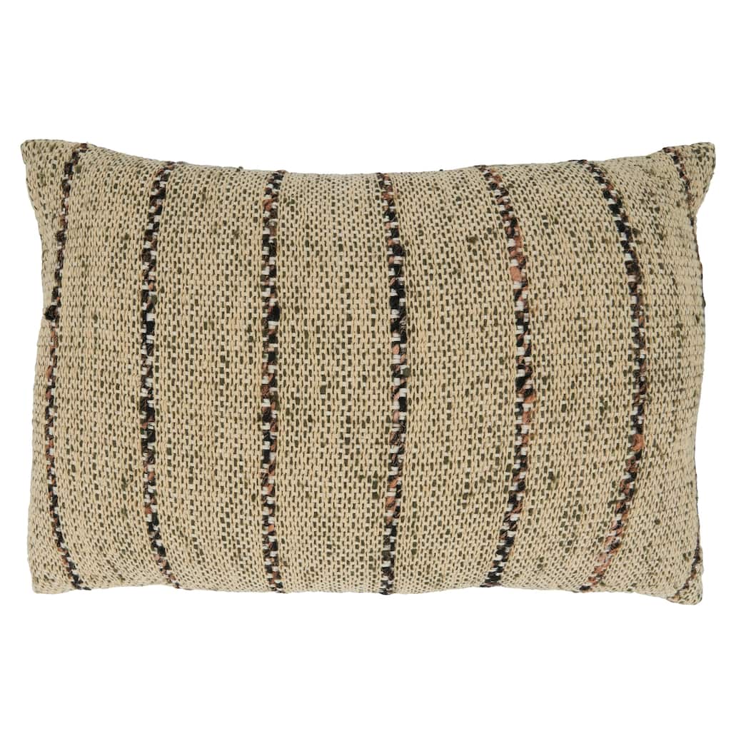 Thin Stripe Design Throw Pillow