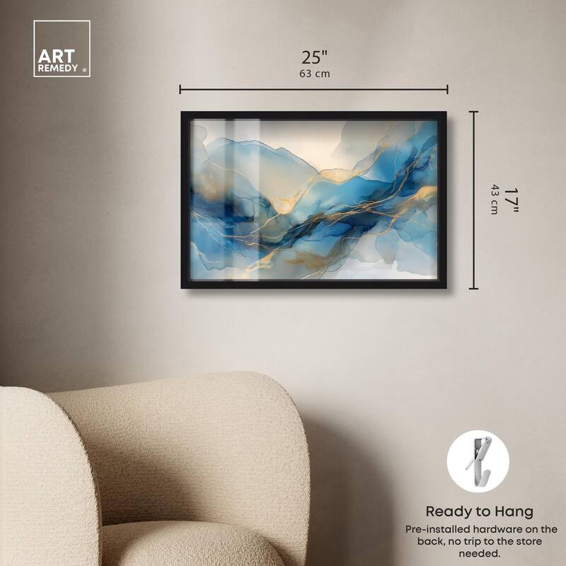 Postmodern Flow II Shadowbox by Art Remedy