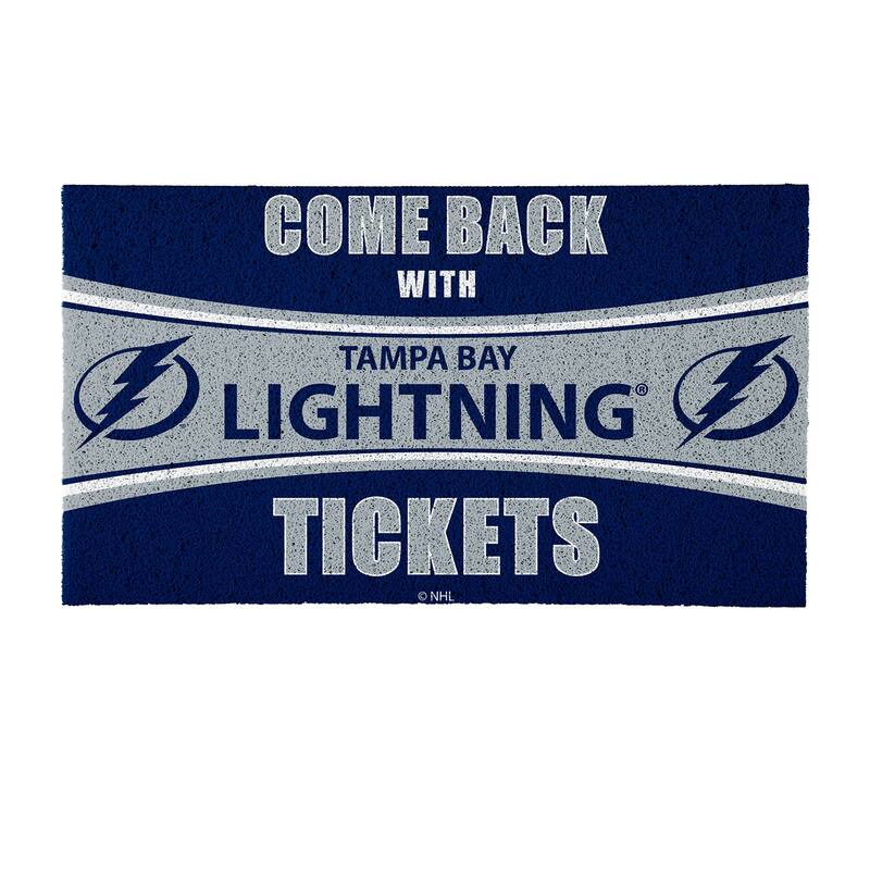 St Louis Blues 28 in. x 16 in. PVC "Come Back With Tickets" Trapper Door Mat