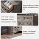 preview thumbnail 17 of 25, Farmhouse 5 Drawers Dresser, Wood Chest of Drawers, Dressers Organizer