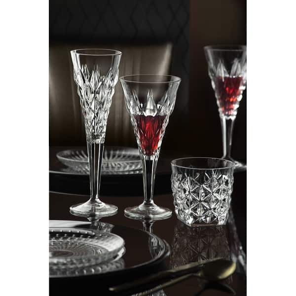 Tumbler Glass - Double Old Fashioned - Set of 6 - Glasses - 12.5 oz. - Made in Europe By Majestic Gifts Inc.