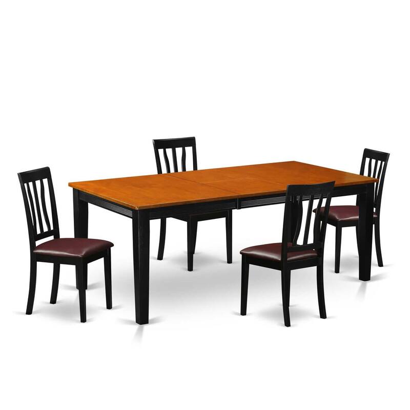 Kitchen Dinette Table Set 8 Seats - Rectangular Dining Table with Chairs