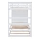 preview thumbnail 15 of 17, Cabin Design Twin Over Twin Bunk Bed,Solid Wood Bed with Trundle,Storage Staircase with 4 Drawers