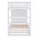 preview thumbnail 30 of 43, Twin Bunk Bed with Trundle & Storage Staircase, Grey