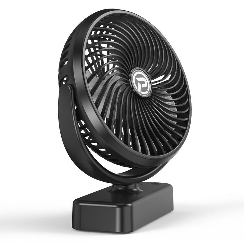 7 inch 10000mAh Battery Operated Camping LED Fan with Hanging Hook