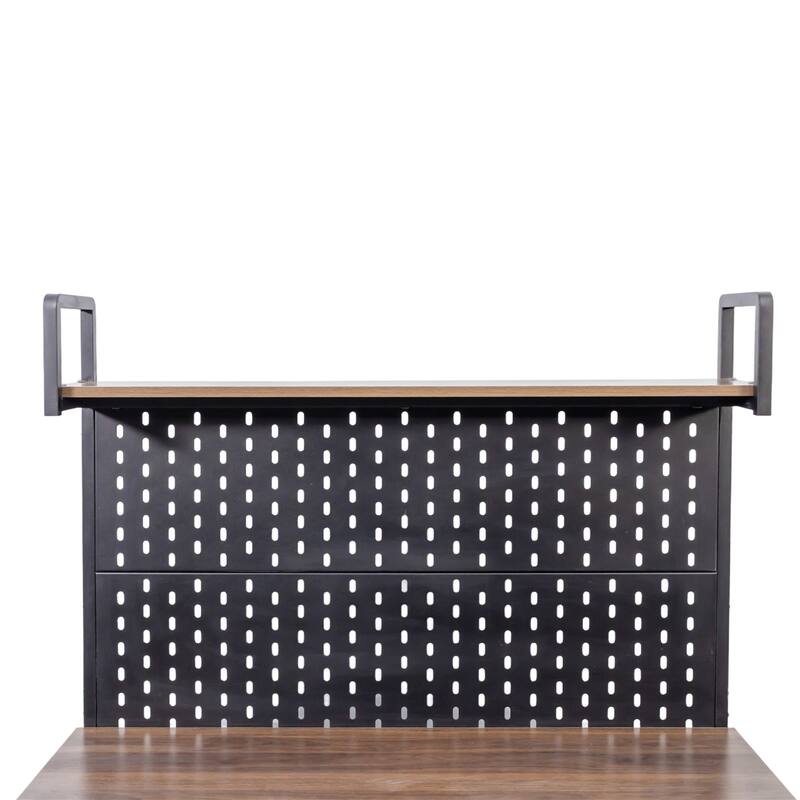 Kitchen Bakers Rack with Door, Utility Storage Shelf