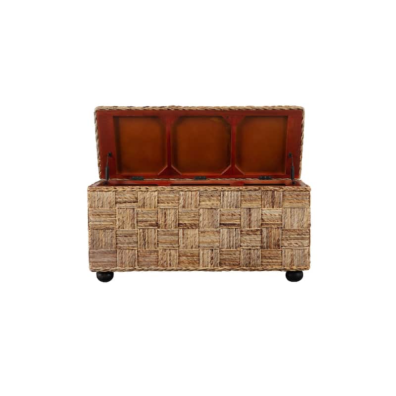 Rattan Natural Storage Trunk