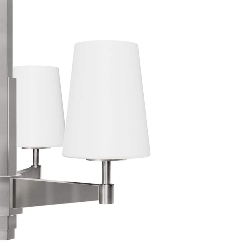 Hunter Nolita Chandelier - Entry, Dining Room, Living Room, Bedroom - Modern, Transitional - Glass Shades