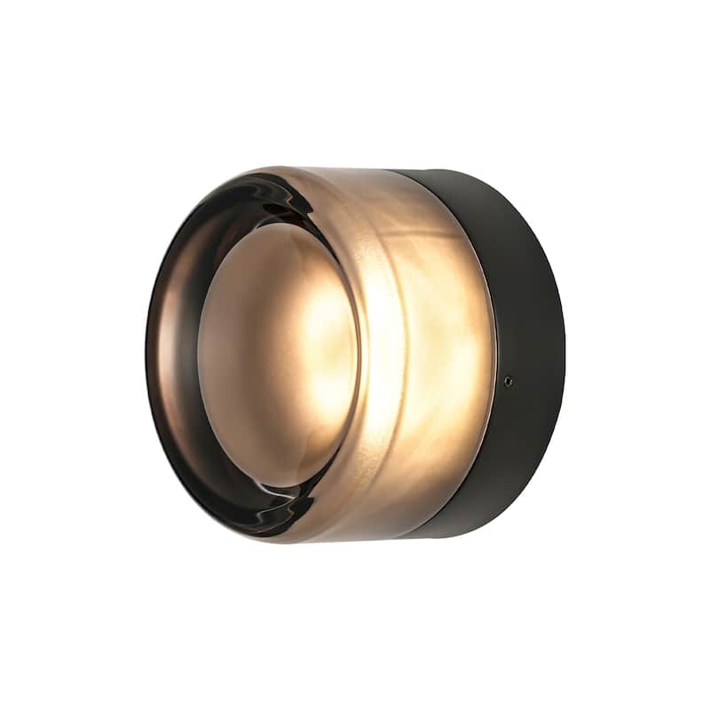 Modern Dome Dimmable LED Bathroom Vanity Light/Glass Dimple Wall Sconces