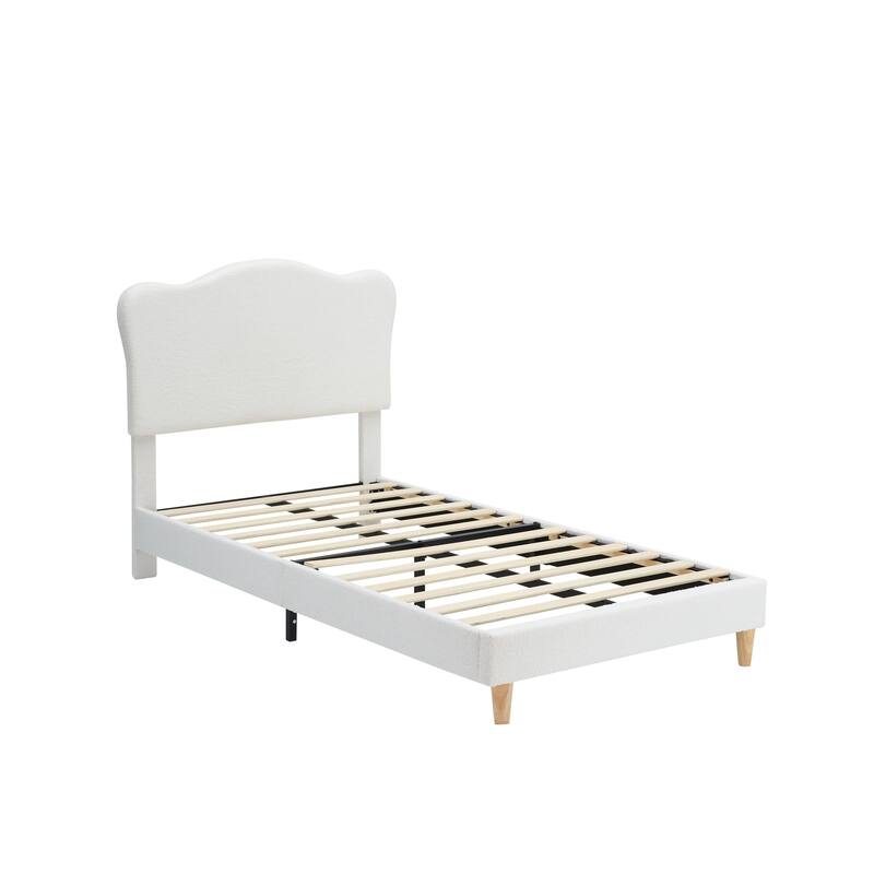 Upholstered Platform with Headboard
