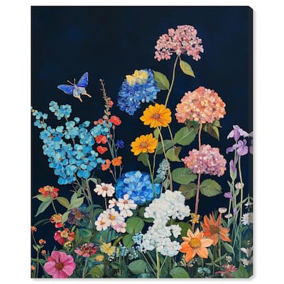 Twilight Blossoms II Canvas by Art Remedy, Gallery Wrapped