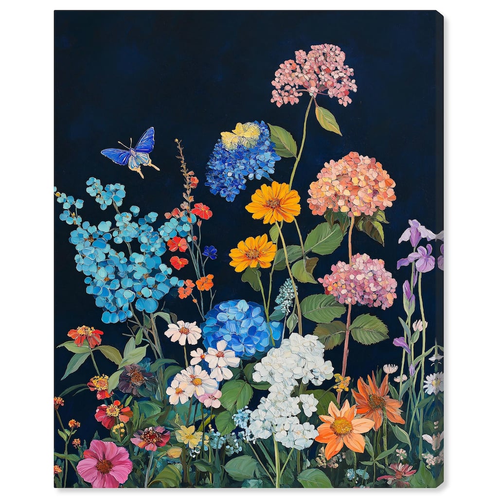 Twilight Blossoms II Canvas by Art Remedy, Gallery Wrapped