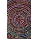 preview thumbnail 13 of 13, SAFAVIEH Handmade Nantucket Ilvi Contemporary Cotton Rug 3' x 5' - Multi - Rectangle