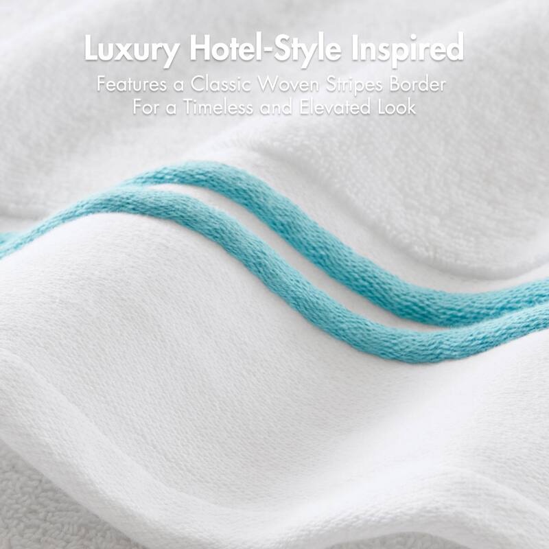 Madison Park Roan Border 6 Piece Towel Set