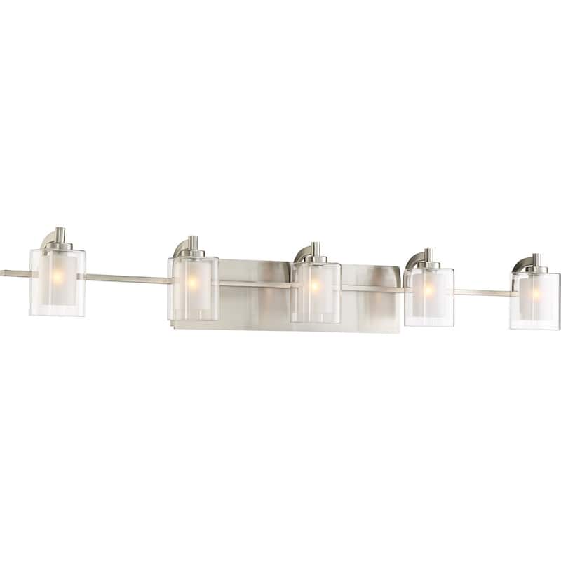 Quoizel Kolt 5-Light Bathroom Vanity Light - Brushed Nickel