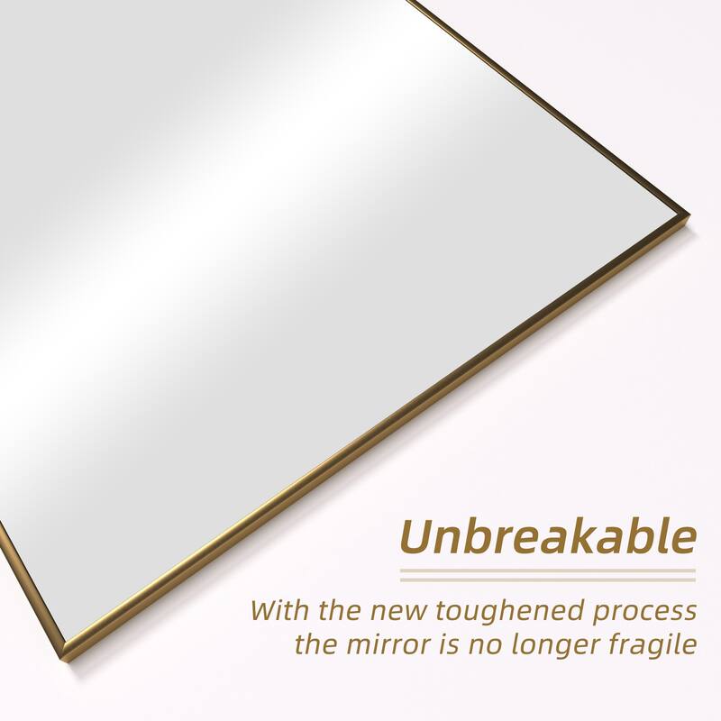 Modern Oversized Aluminum Alloy Full-Length Floor Mirror - 71*39