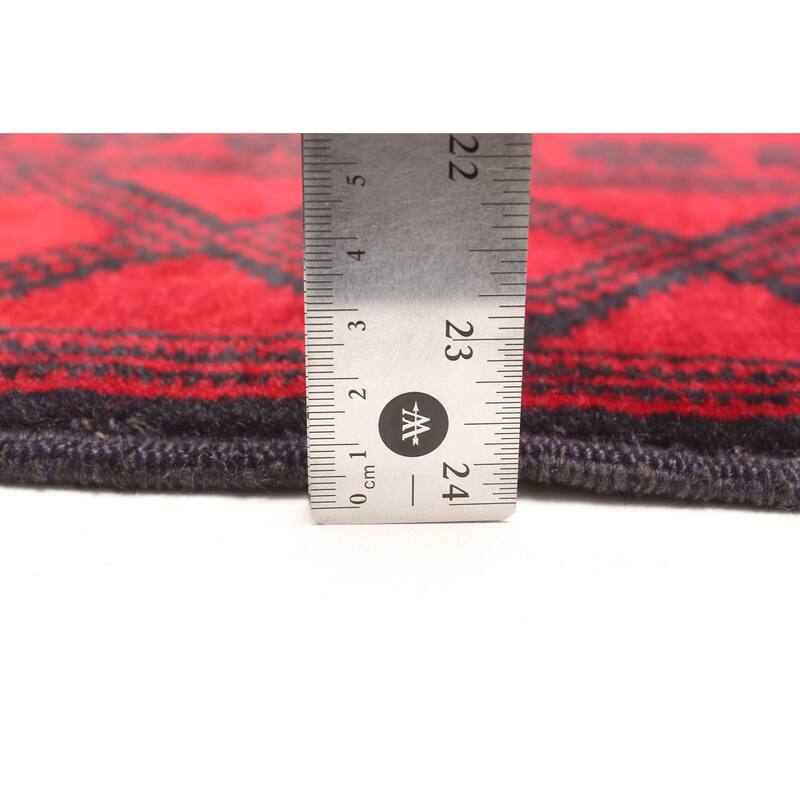 ECARPETGALLERY Hand-knotted Teimani Black Wool Rug - 2'10 x 4'6