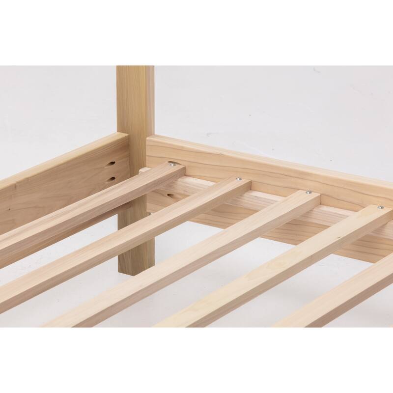 Modern Platform Bed - Solid Wood Bed Frame - Twin, Full, Queen, King Sizes