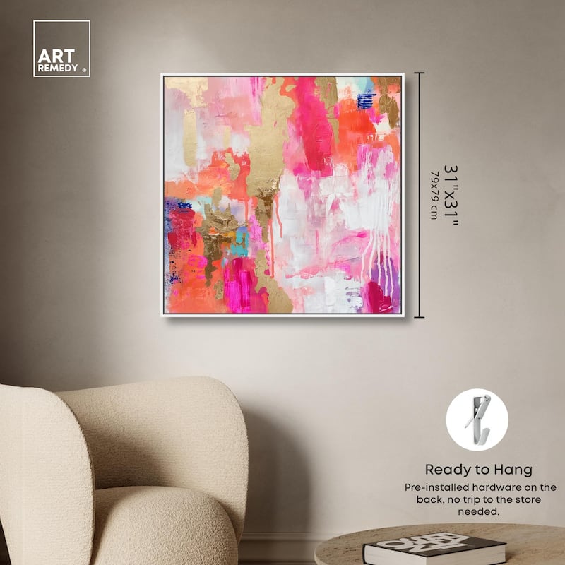 Exuberant Hues III Canvas by Art Remedy