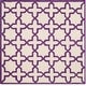 preview thumbnail 155 of 183, SAFAVIEH Handmade Cambridge Trudie Geometric Wool Rug 6' Square - Ivory/Purple - Square