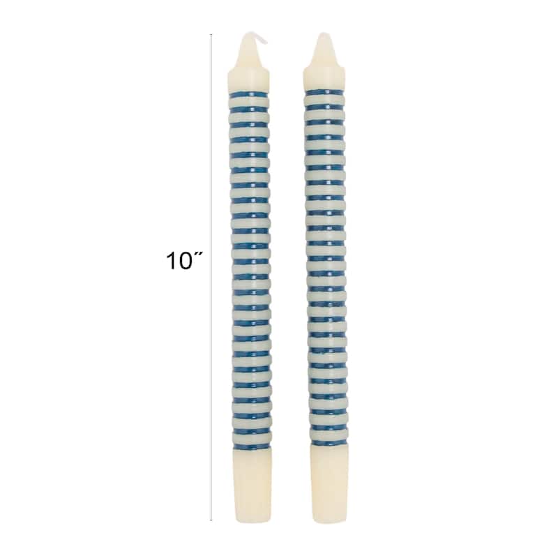 Unscented Taper Candles in Box - 0.88"L x 0.88"W x 10.0"H