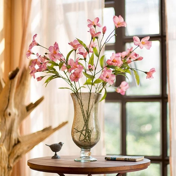 Shop Rusticreach Silk Tung Flower Stem In Pink 31 Tall Overstock