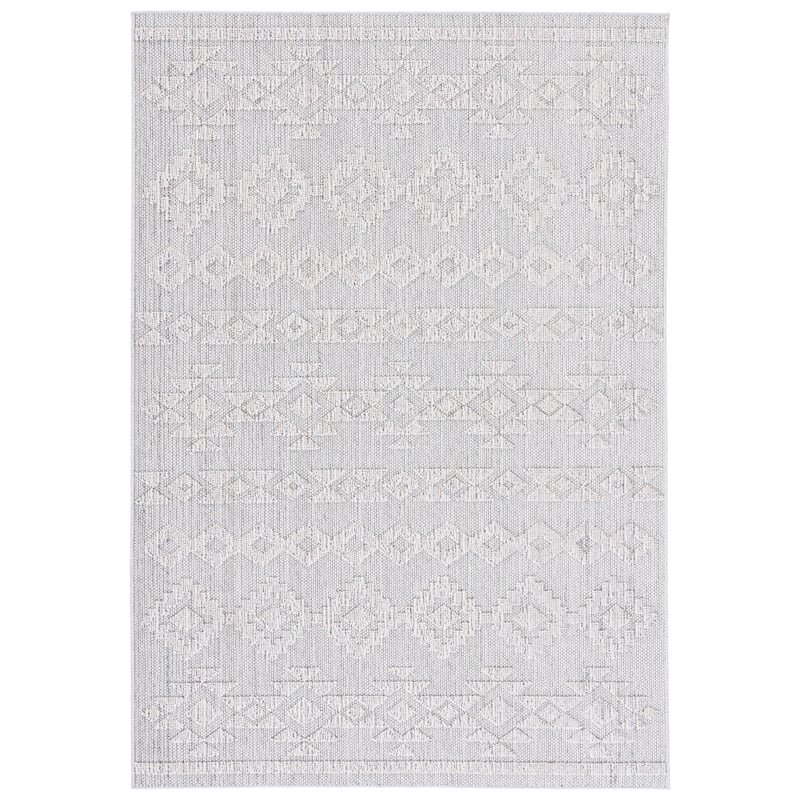 SAFAVIEH Global Kerttu Indoor/Outdoor Waterproof Rug - 8' x 10' - Grey/Beige