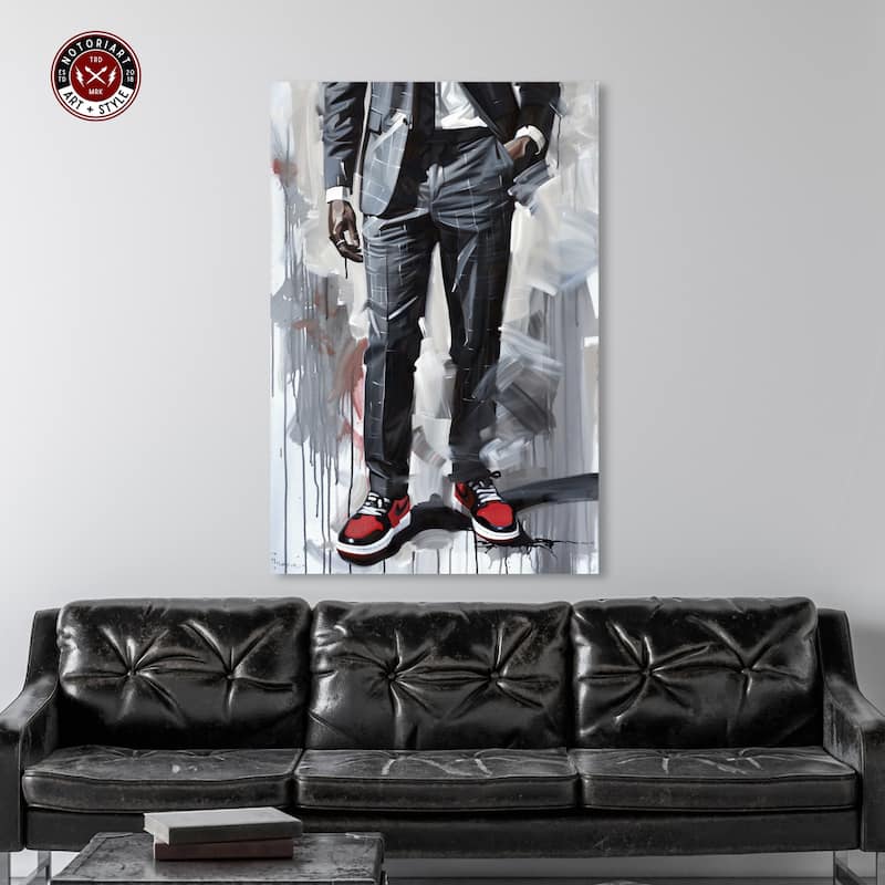 Notoriart Man Of Style Ii Gallery Wrapped Men Style 1 Piece Canvas Wall Art
