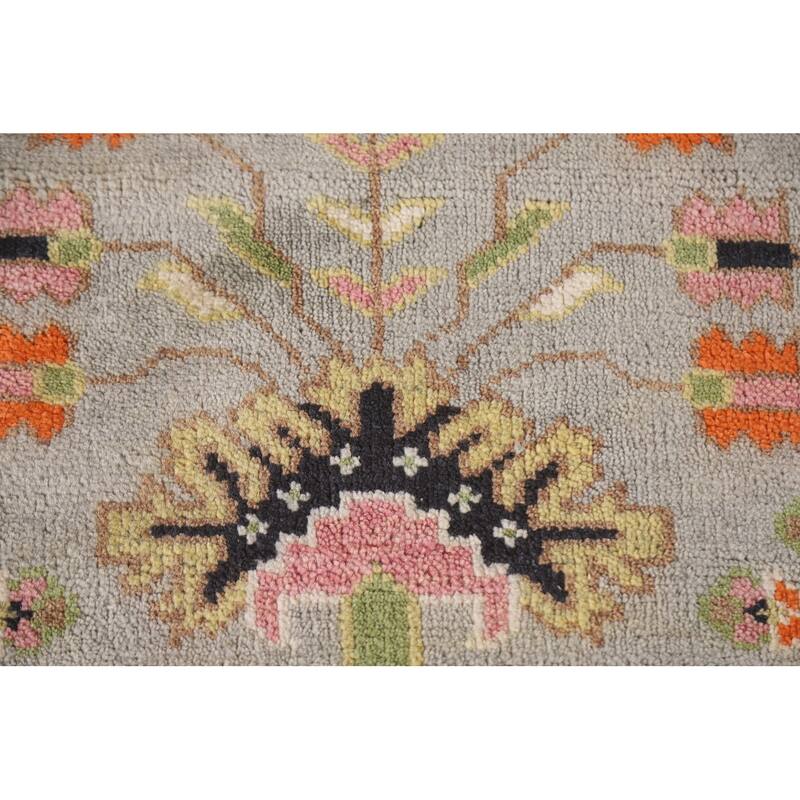 All-Over Kazak Indian Runner Rug Handmade Wool Carpet - 2'6"x 9'9"