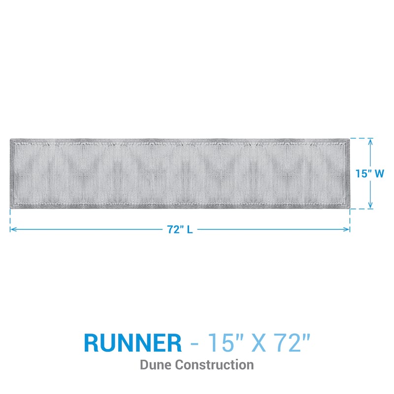 Split P Charcoal Washed Linen Table Runner 60''L - 14" x 60"