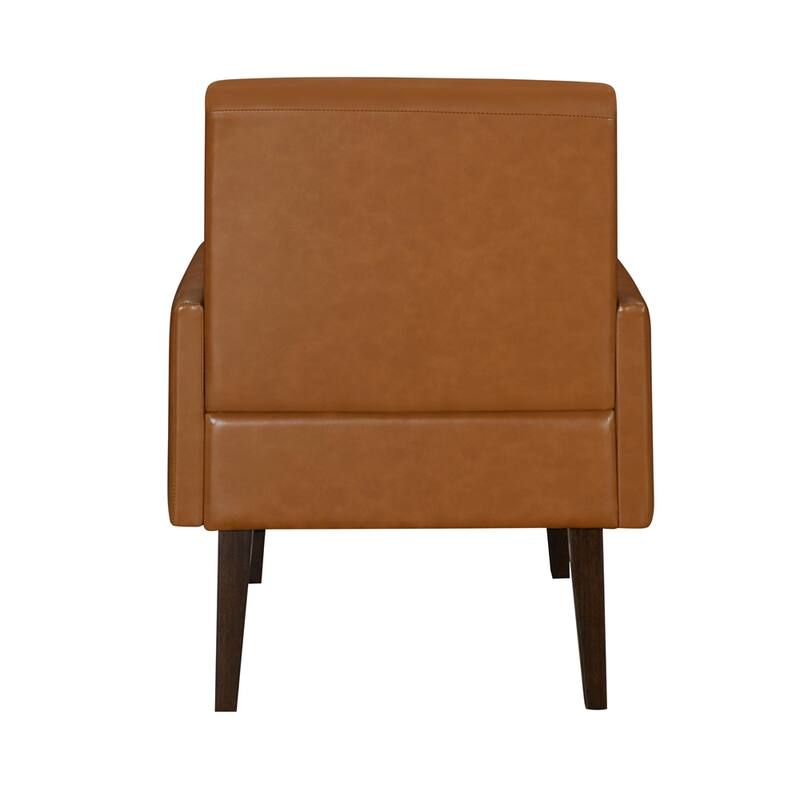 Luxurious Accent Chair with Arm and Wooden Legs Bed Bath & Beyond